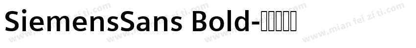 SiemensSans Bold字体转换